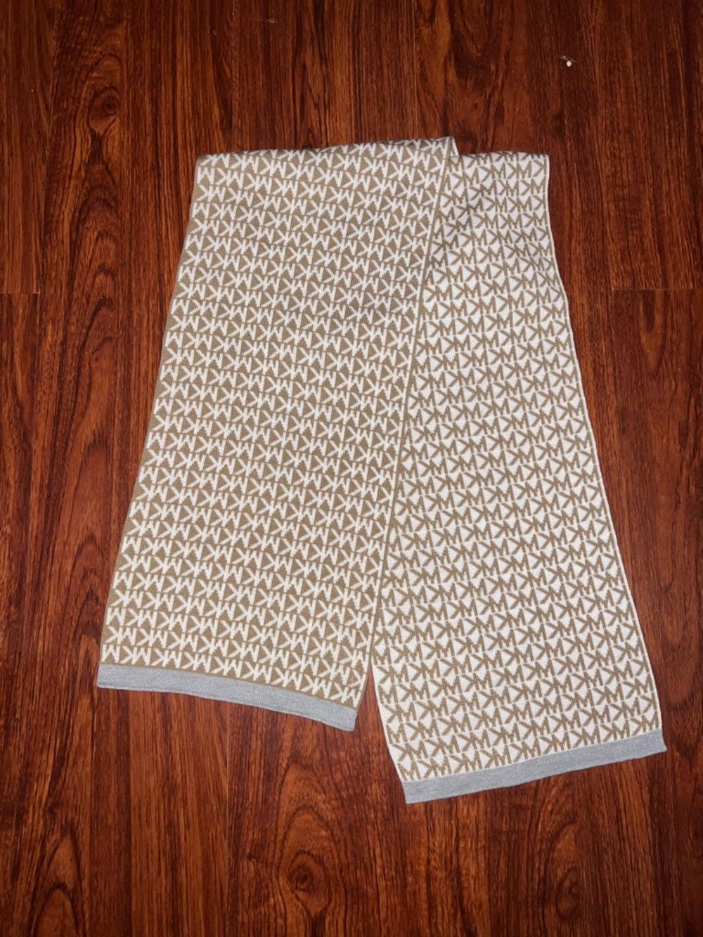 Michael Kors Logo Knit Scarf
